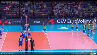 Сербия - Словения. Волейбол. Чемпионат Европы 2019. Финал. Мужчины
